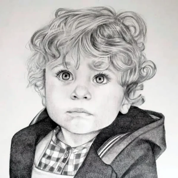 Retrato infantil DIN A2